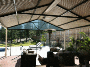 What is a gable patio?